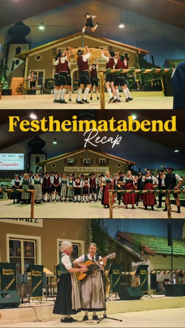 Gestern war der Festheimatabend zu unserem Jubiläum.