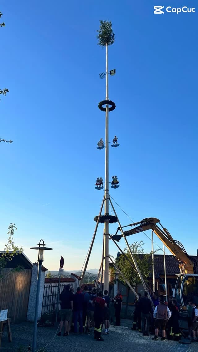 Maibaum aufgestellt 2026